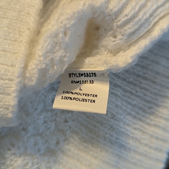 EUC Staccato Woman's White Sweater - Large - Picture 5 of 5